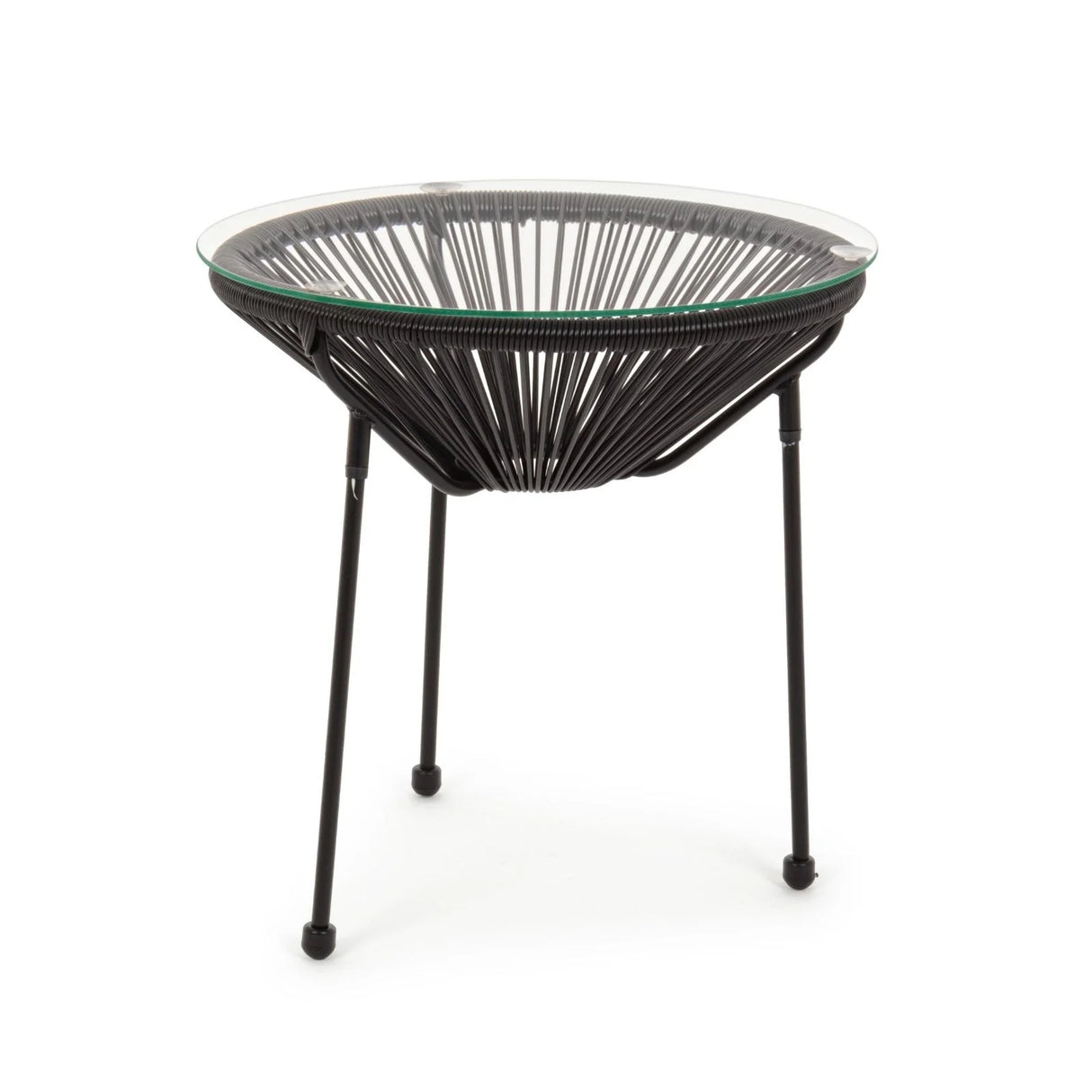 Set Salottino da Giardino in Corda Sintetica con Tavolino Parker e Poltrone – Design Moderno