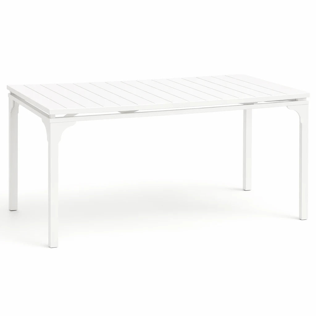 Tavolo Oregon Allungabile 180-240 cm da Giardino – Struttura in Metallo e Piano Effetto Legno