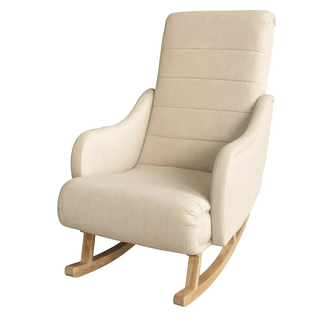 Dondolo Giulietta in Legno con Schienale Ergonomico – Design Elegante e Comfort Naturale per Interni ed Esterni