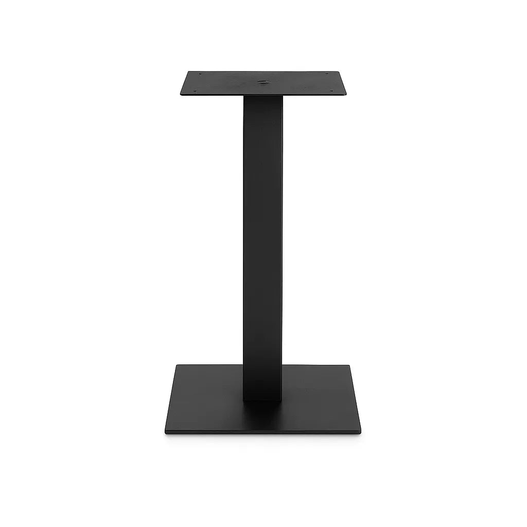 Base alta per tavolo in acciaio 108 cm, colore nero, oro e bianco