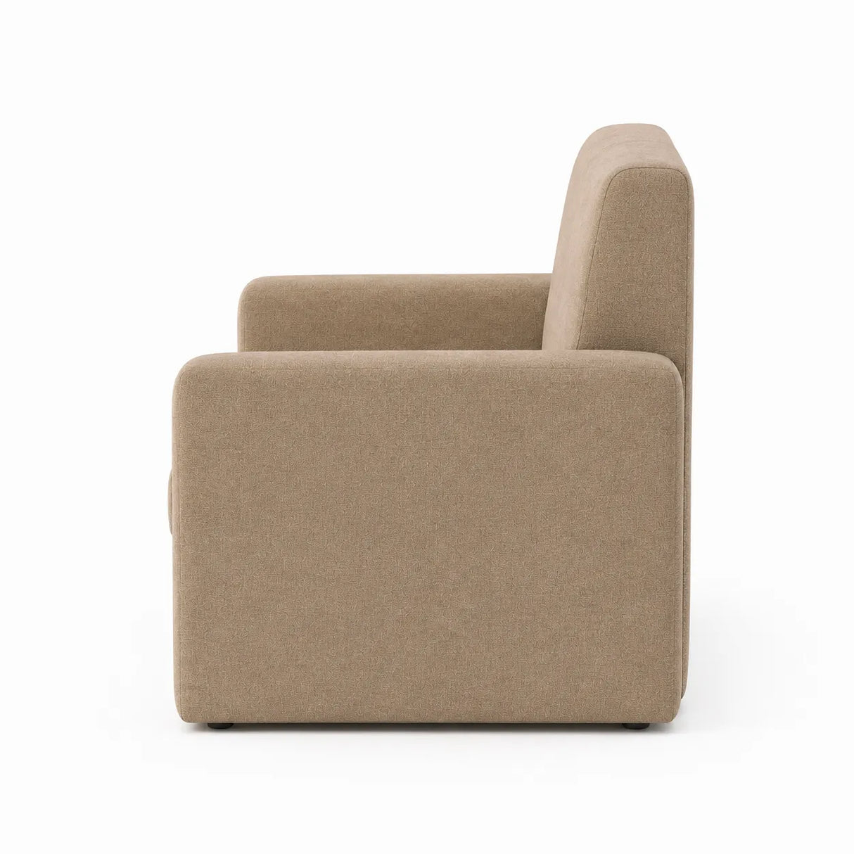 Divanetto salvaspazio 2 posti da 120 cm in tessuto. Disponibile beige, grigio chiaro e grigio scuro.