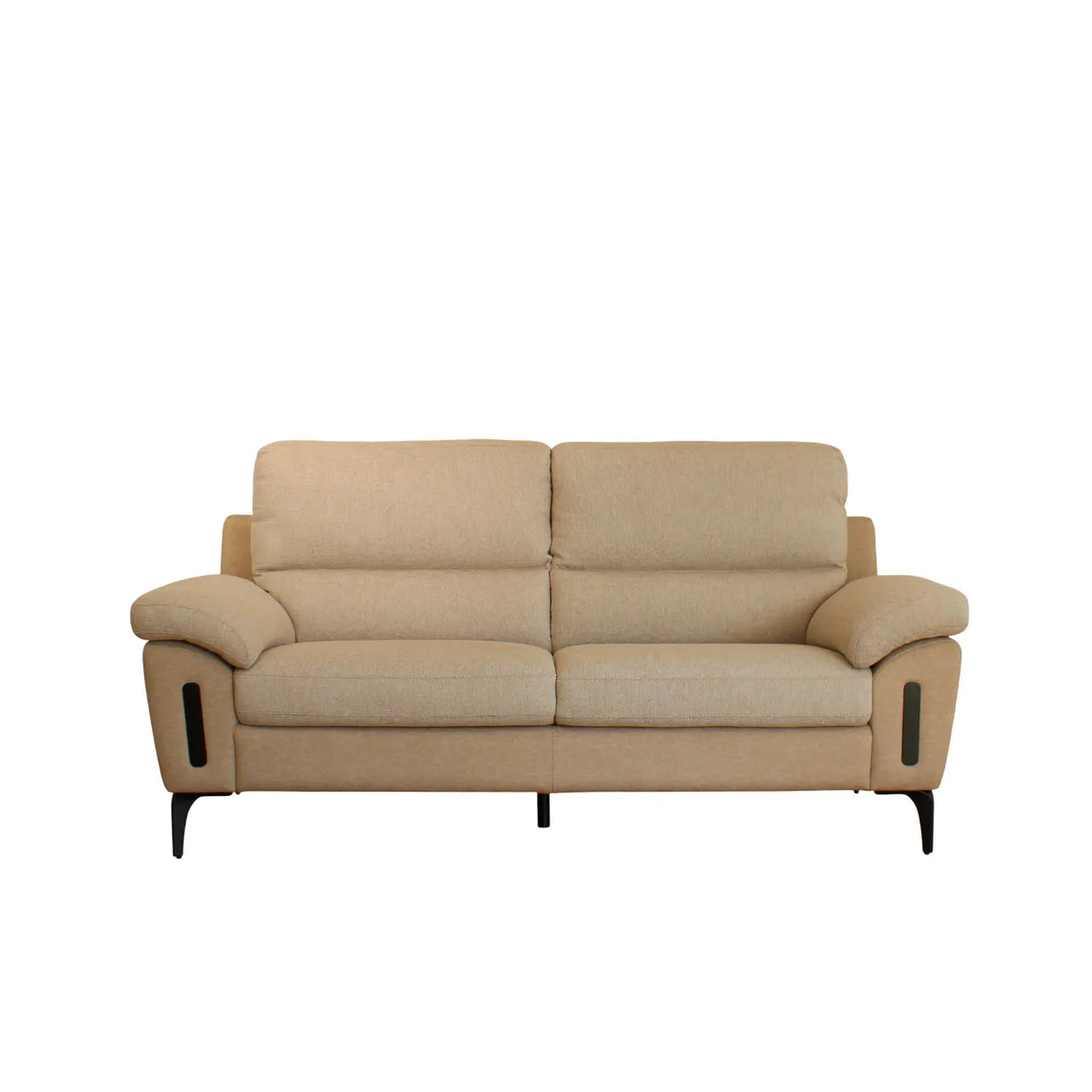 Divano Hilton 3 posti con rivestimento scrivibile, imbottitura confortevole e piedini in metallo. Eleganza e innovazione per il tuo soggiorno.