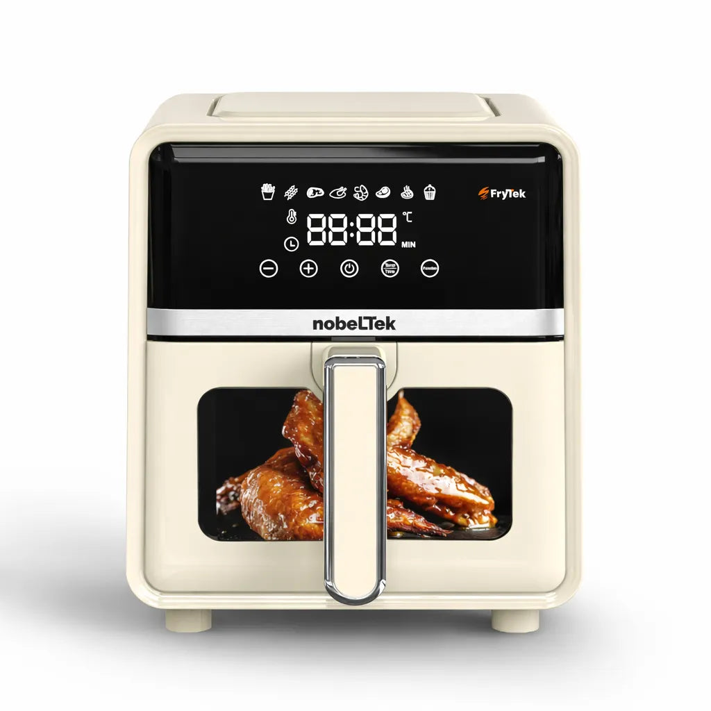 Friggitrice ad aria nobeLTek 5 litri con display LCD e cestello con manico