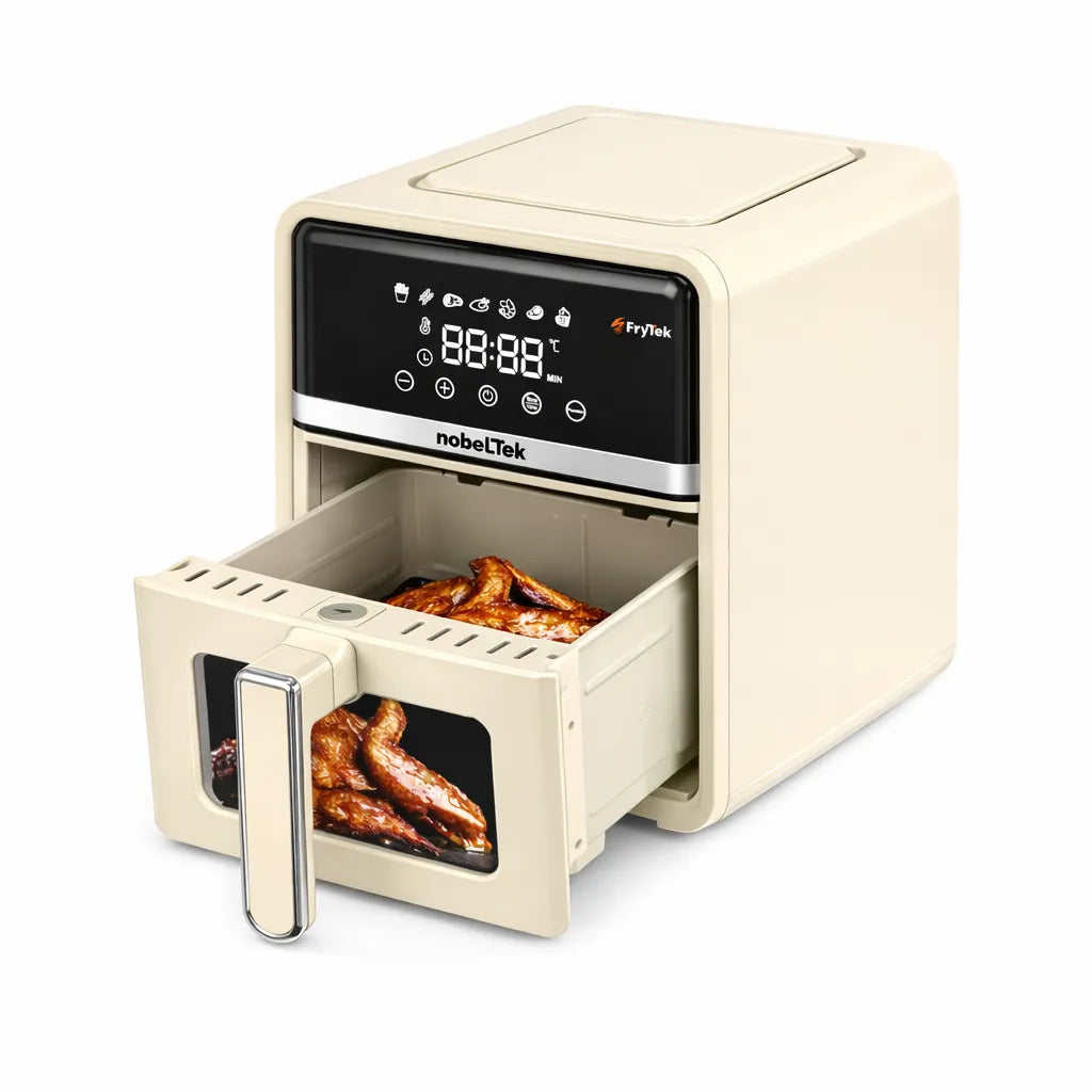 Friggitrice ad aria nobeLTek 5 litri con display LCD e cestello con manico