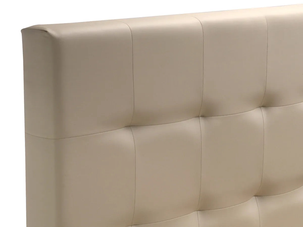 Letto matrimoniale New York con contenitore in velluto, testata con impunture e tiranti decorativi. Elegante e funzionale per camere da letto moderne.