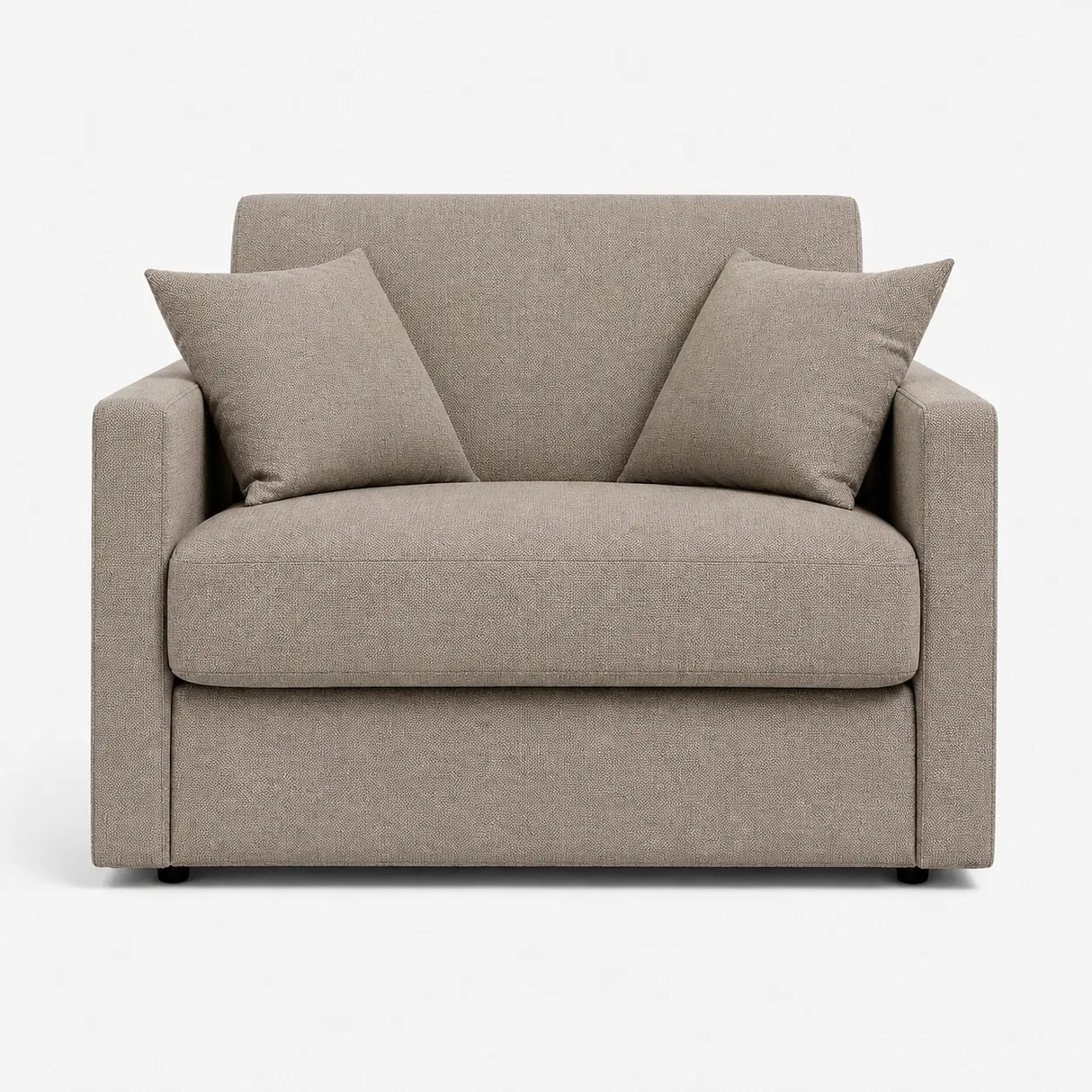 Poltrona letto salvaspazio con materasso 18 cm, in tessuto idrorepellente e antimacchia vari colori