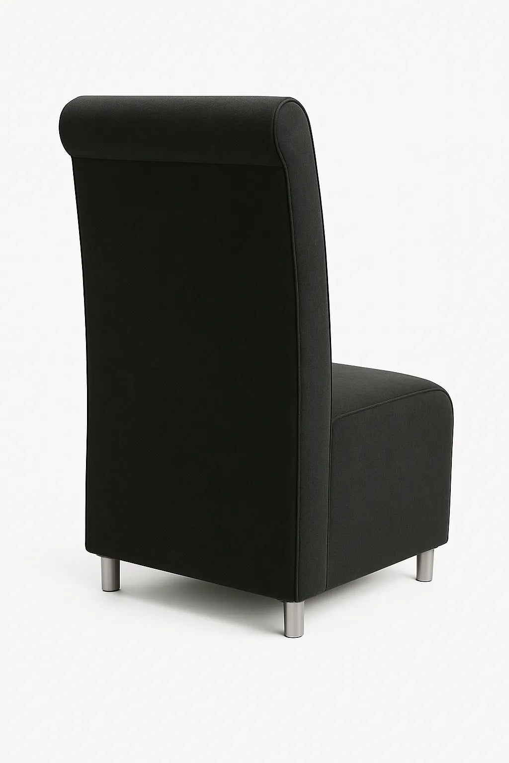 Poltrona senza braccioli in stoffa disponibile in vari colori