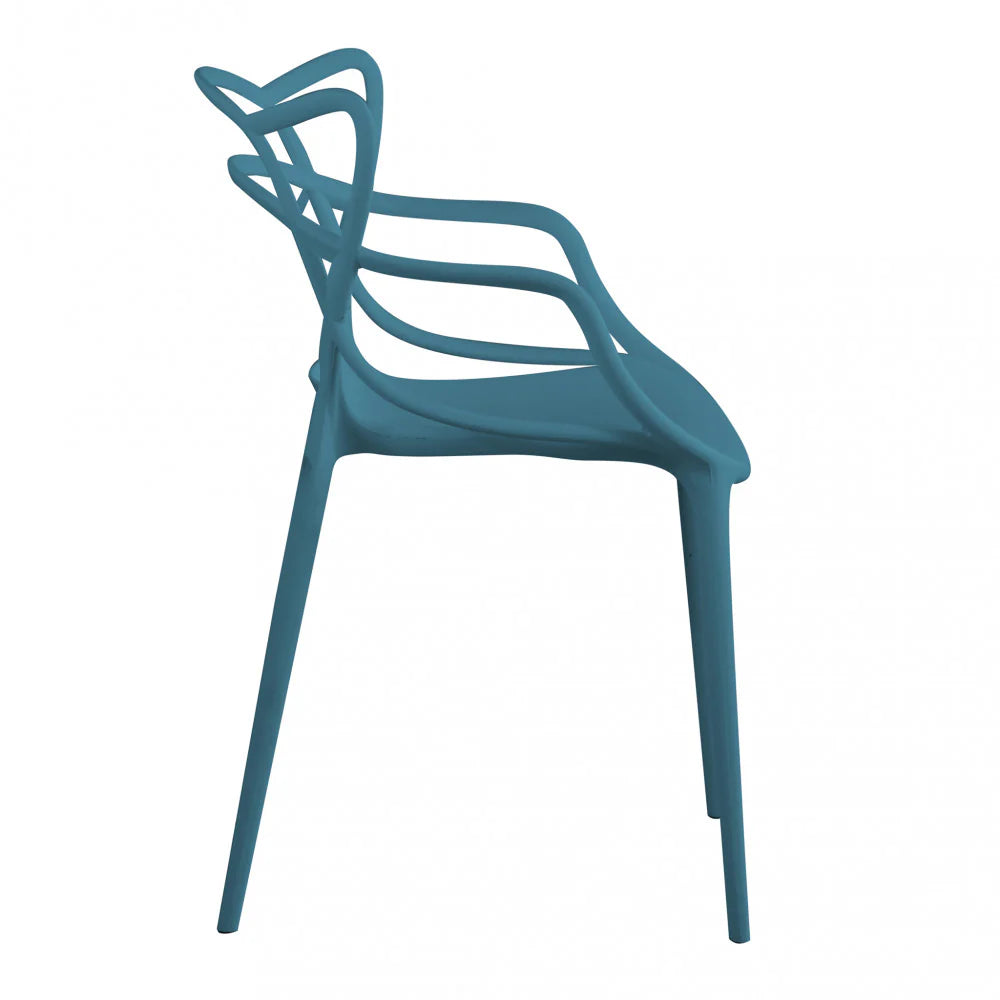 Sedia 133 in polipropilene ergonomica e impilabile, resistente e disponibile in vari colori