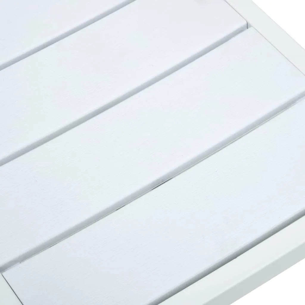 Sedia da giardino Oregon in HDPE effetto legno con struttura in acciaio nero