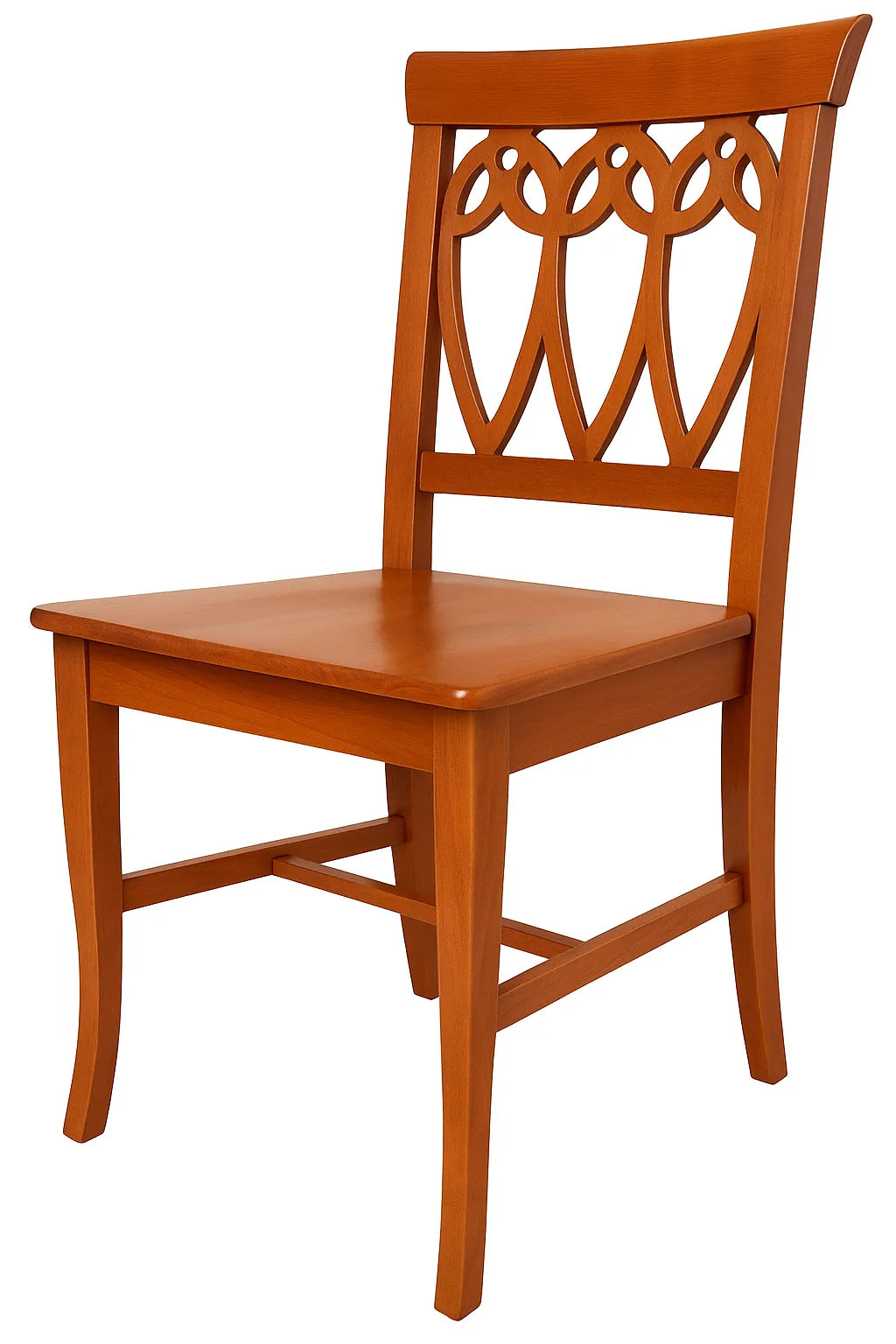 Sedia Goccia in legno massello di faggio, design classico ed elegante Made in Italy