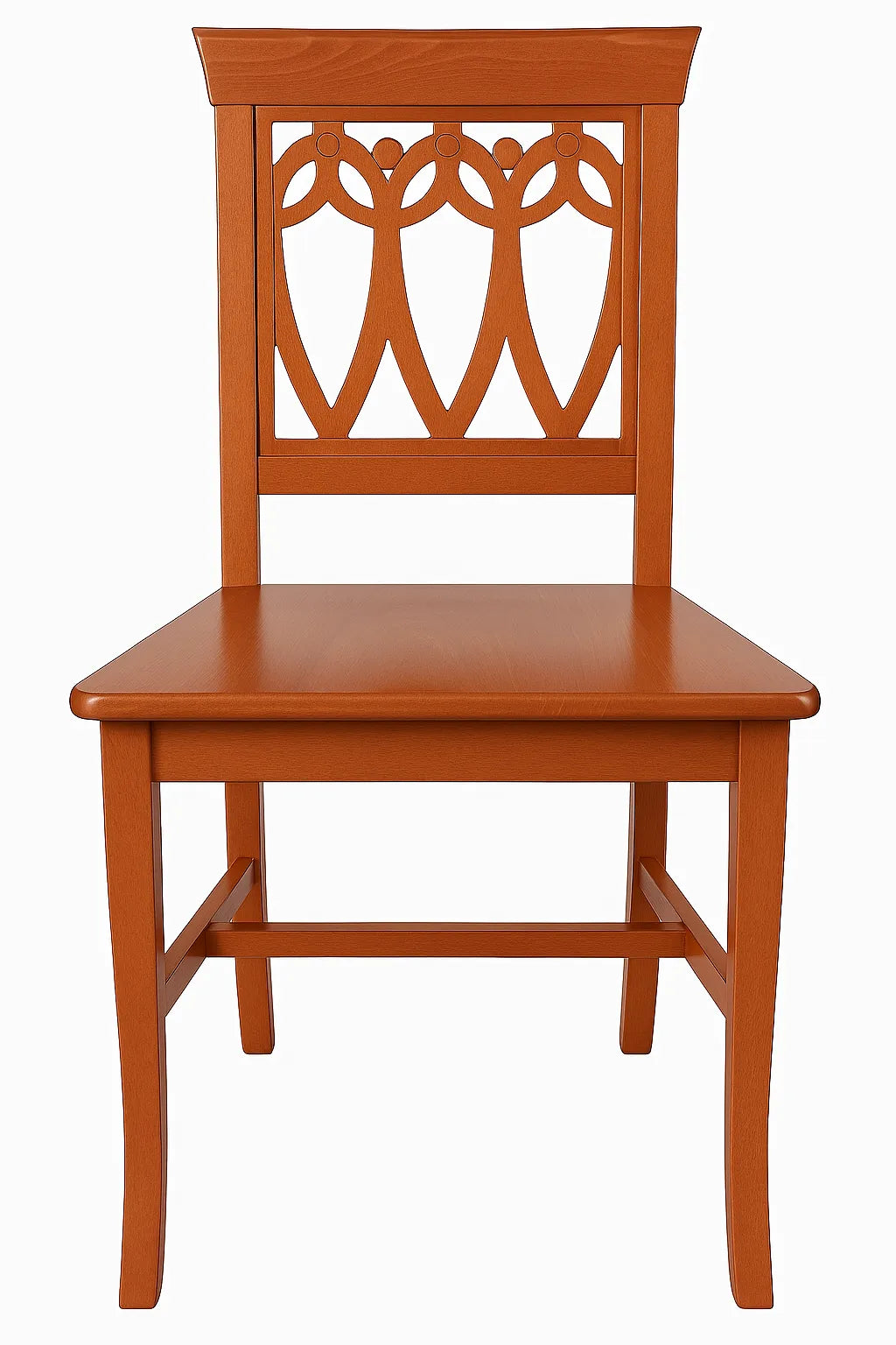 Sedia Goccia in legno massello di faggio, design classico ed elegante Made in Italy