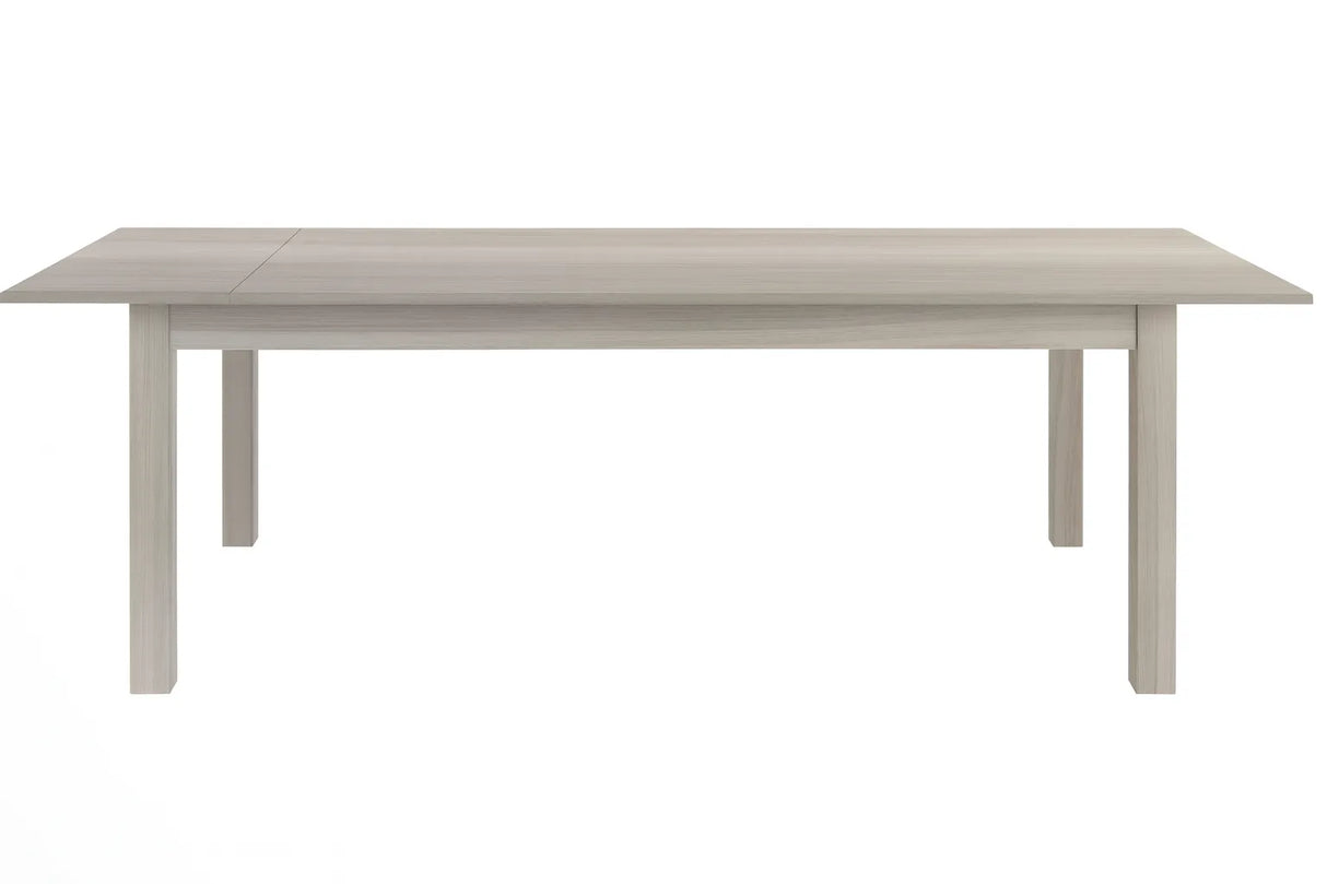 Tavolo allungabile quercia bianca da 160 a 200 cm con apertura laterale
