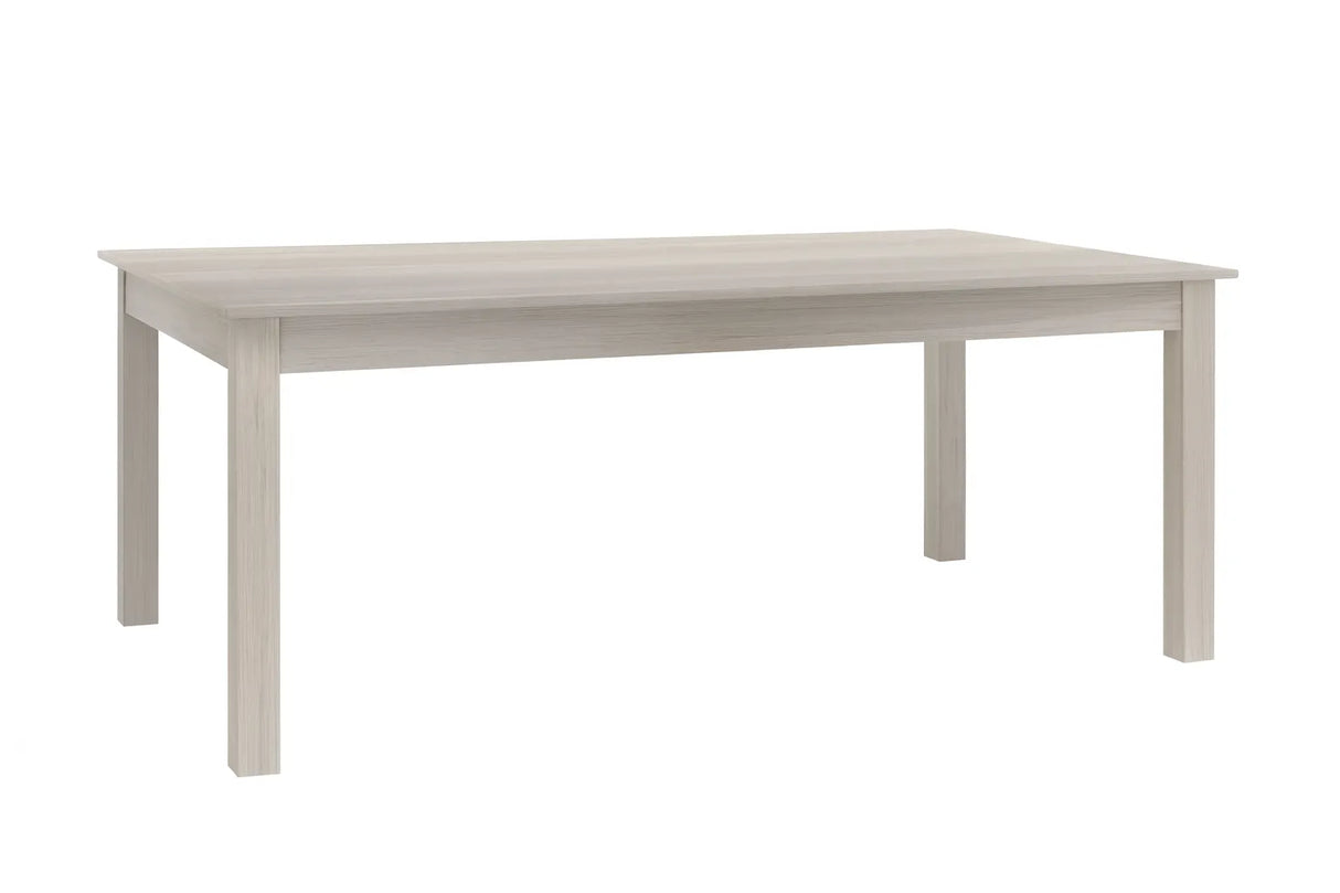 Tavolo allungabile quercia bianca da 160 a 200 cm con apertura laterale