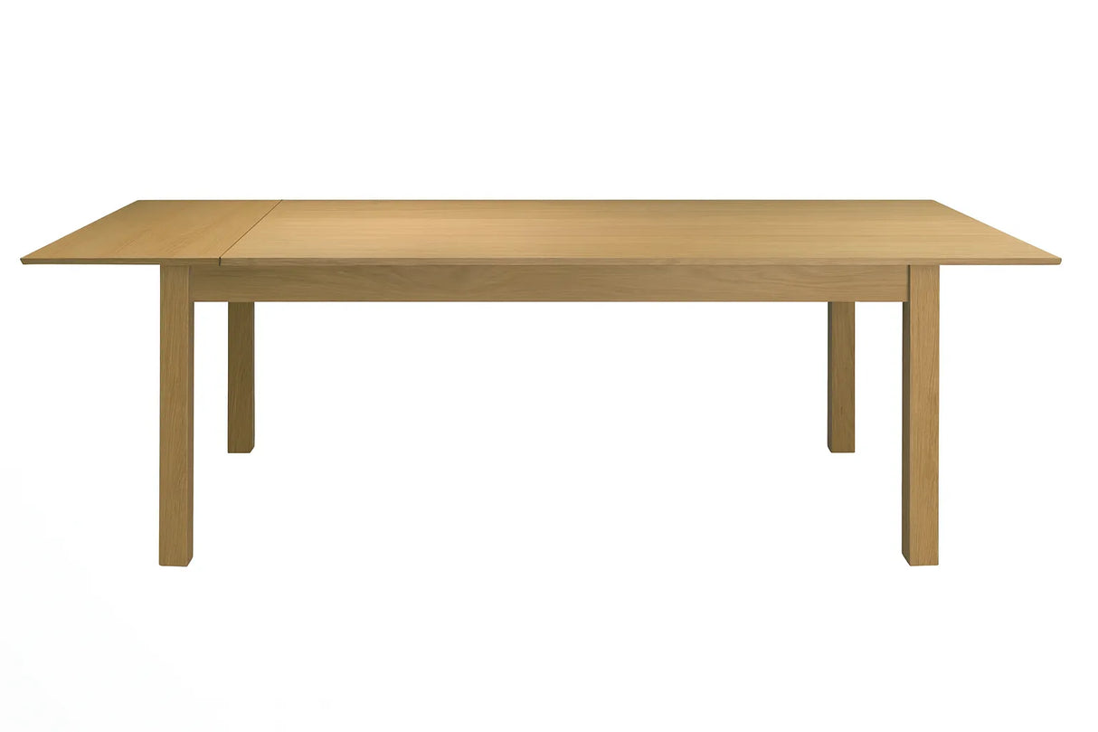 Tavolo allungabile 160/200 cm in rovere vecchio con allunga laterale