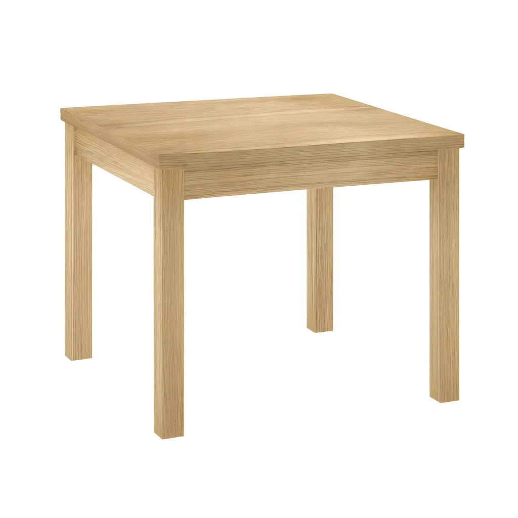 Tavolo allungabile in legno rovere vecchio con sistema di apertura a libro