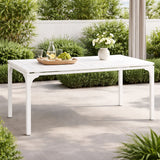 Tavolo Oregon Allungabile 180-240 cm da Giardino – Struttura in Metallo e Piano Effetto Legno