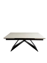 Tavolo Darren Allungabile 160-260 cm – Piano in Ceramica e Struttura a W in Metallo