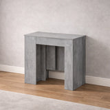 Tavolo consolle Artic allungabile fino a 300 cm in legno rovere, design moderno e salvaspazio per sala da pranzo o soggiorno
