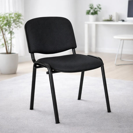 Sedia Venere in Tessuto con Struttura in Metallo – Poltroncina Elegante per Casa e Ufficio