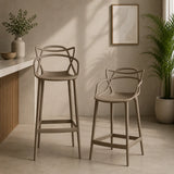 Sgabello 133 Design Moderno in Polipropilene – Altezza per Cucina o Bancone