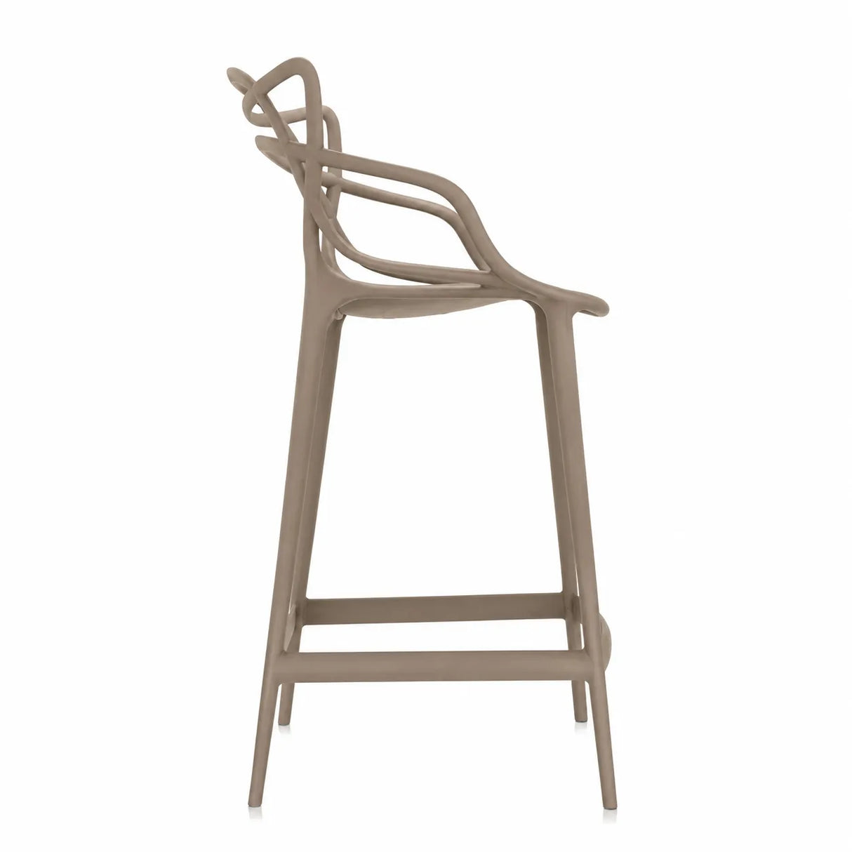 Sgabello 133 Design Moderno in Polipropilene – Altezza per Cucina o Bancone