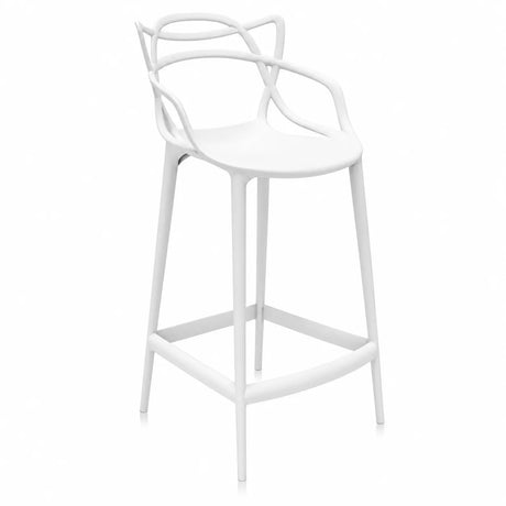 Sgabello 133 Design Moderno in Polipropilene – Altezza per Cucina o Bancone