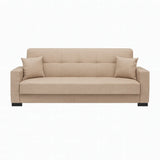 Divano Click 3 Posti Letto con Contenitore  – Stoffa Resistente Click-Clack
