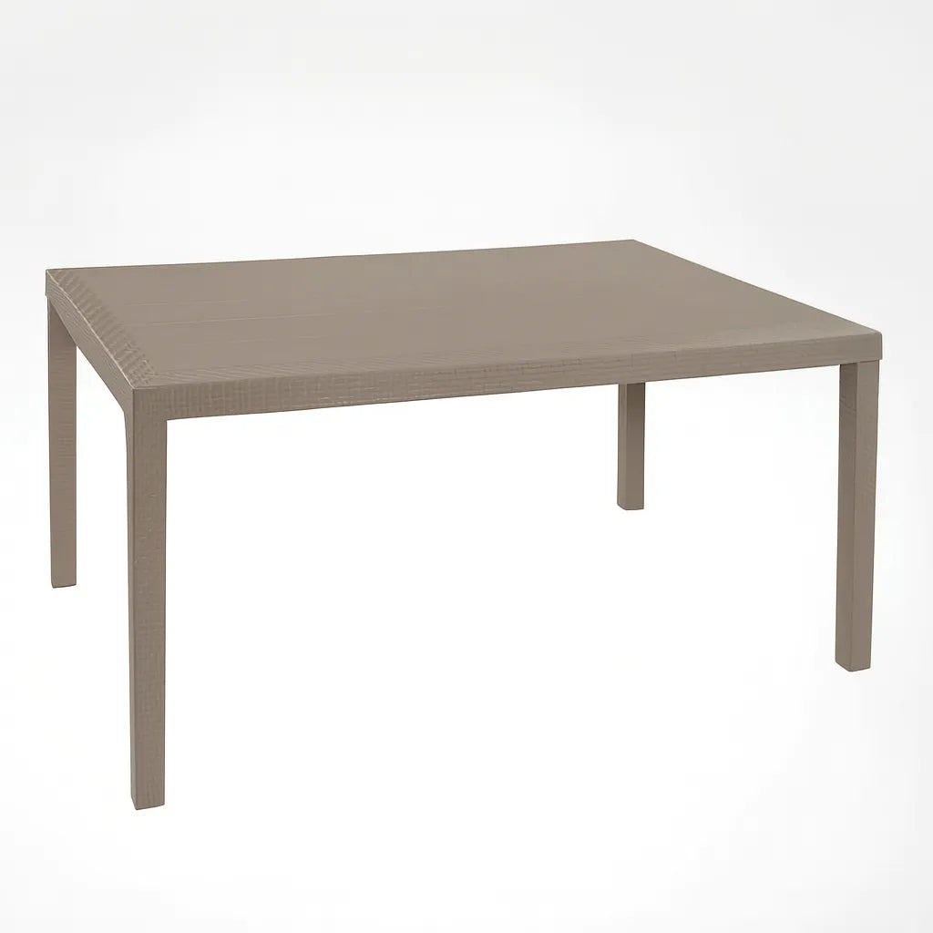 Tavolo Dallas Rettangolare in Polipropilene con Rinforzo in Acciaio – Interno ed Esterno