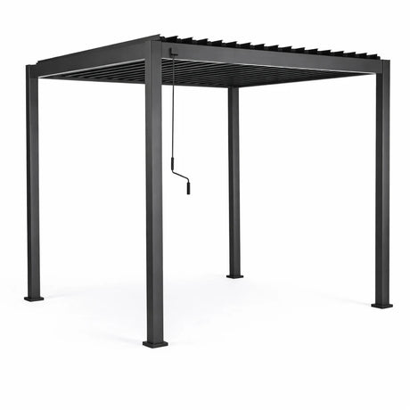 Pergola Bioclimatica Palmas 3x3,6 m Bianca in Alluminio – Tetto con Lamelle Orientabili