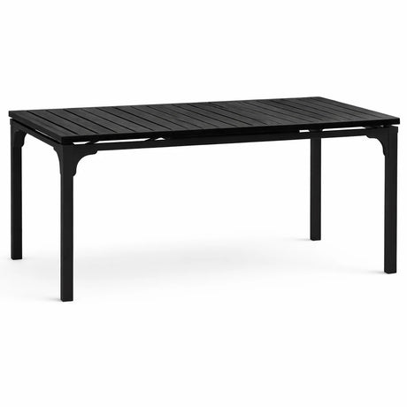 Tavolo Oregon Allungabile 180-240 cm da Giardino – Struttura in Metallo e Piano Effetto Legno