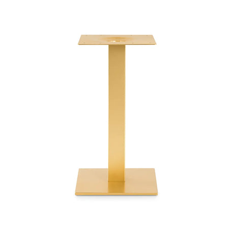 Base alta per tavolo in acciaio 108 cm, colore nero, oro e bianco