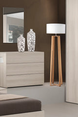 Camera da Letto Salisburgo in olmo chiaro con armadio scorrevole e ante specchiate – Europa Mobili