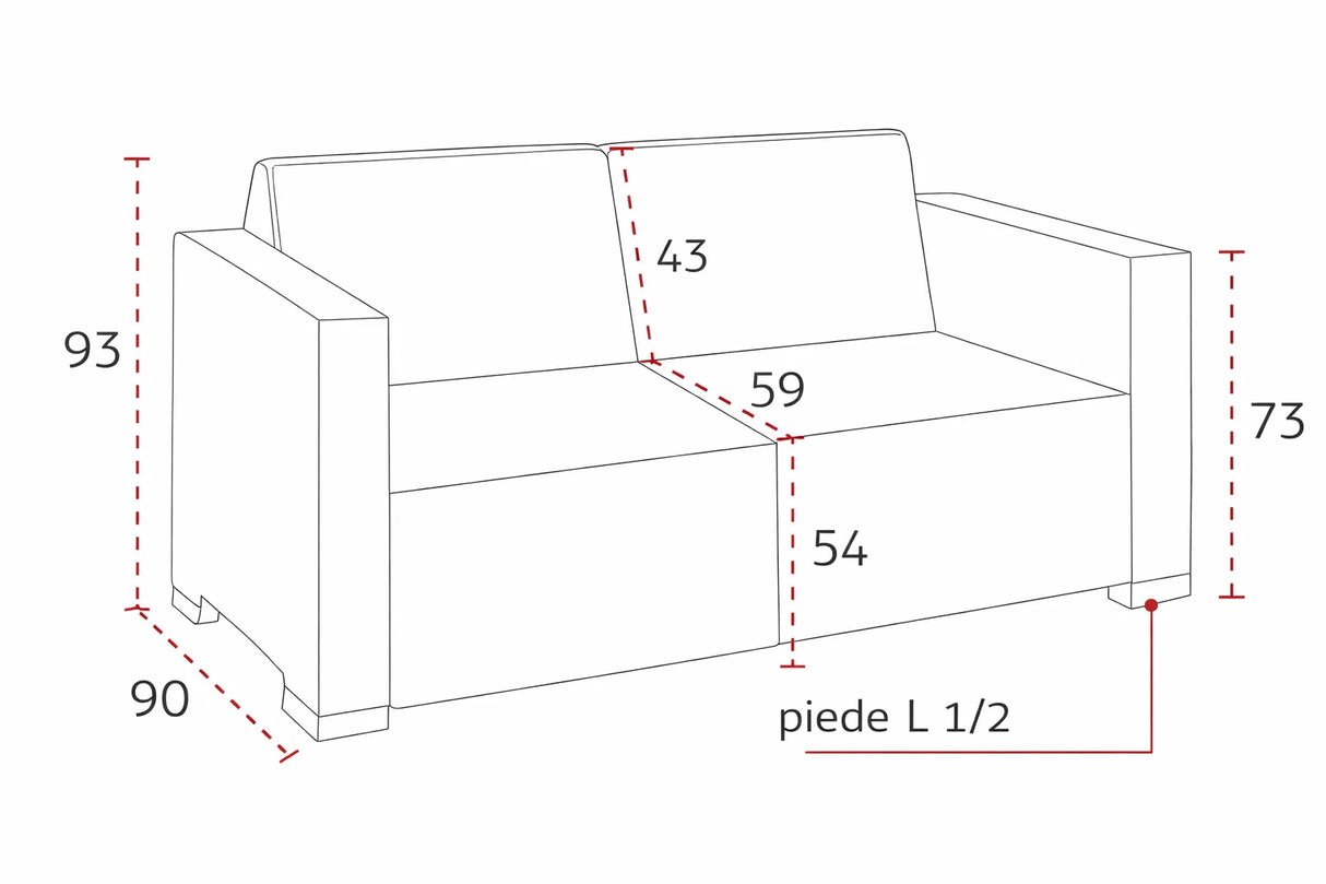 Divano doppio letto in velluto con materassi memory foam e cuscini decorativi inclusi