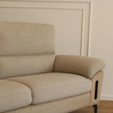 Divano Hilton 3 posti con rivestimento scrivibile, imbottitura confortevole e piedini in metallo. Eleganza e innovazione per il tuo soggiorno.