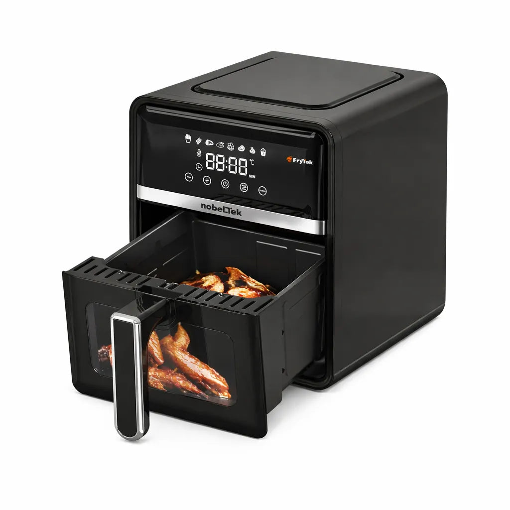 Friggitrice ad aria nobeLTek 5 litri con display LCD e cestello con manico