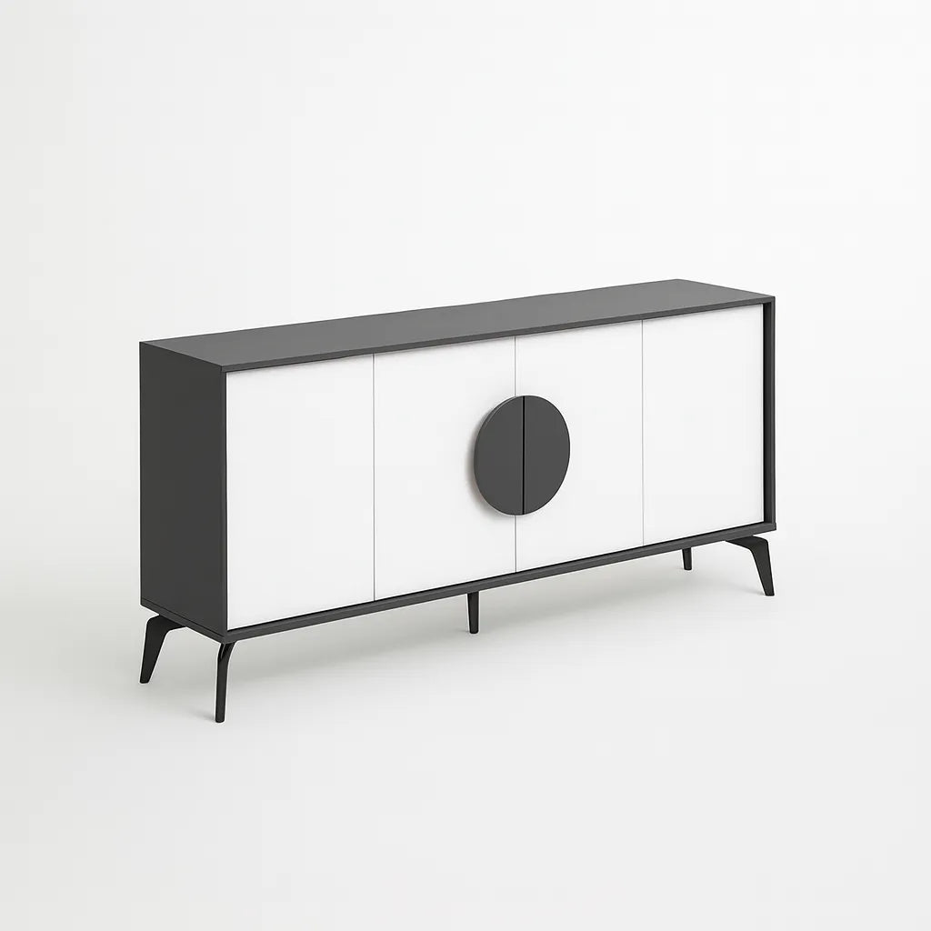 Madia Sun – 4 Ante con Gambe in Metallo Nero