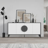 Madia Sun – 4 Ante con Gambe in Metallo Nero