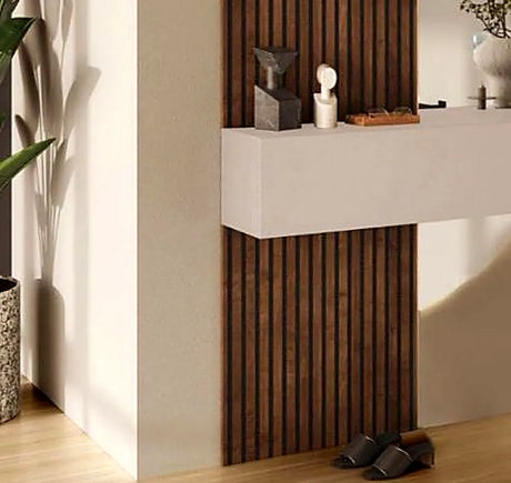 Ingresso cannettato Mercure e Cachemire con specchio retroilluminato LED e pensile a ribalta moderno