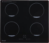 Piano cottura a induzione Topwish 4 fuochi con controllo touch e funzione boost

