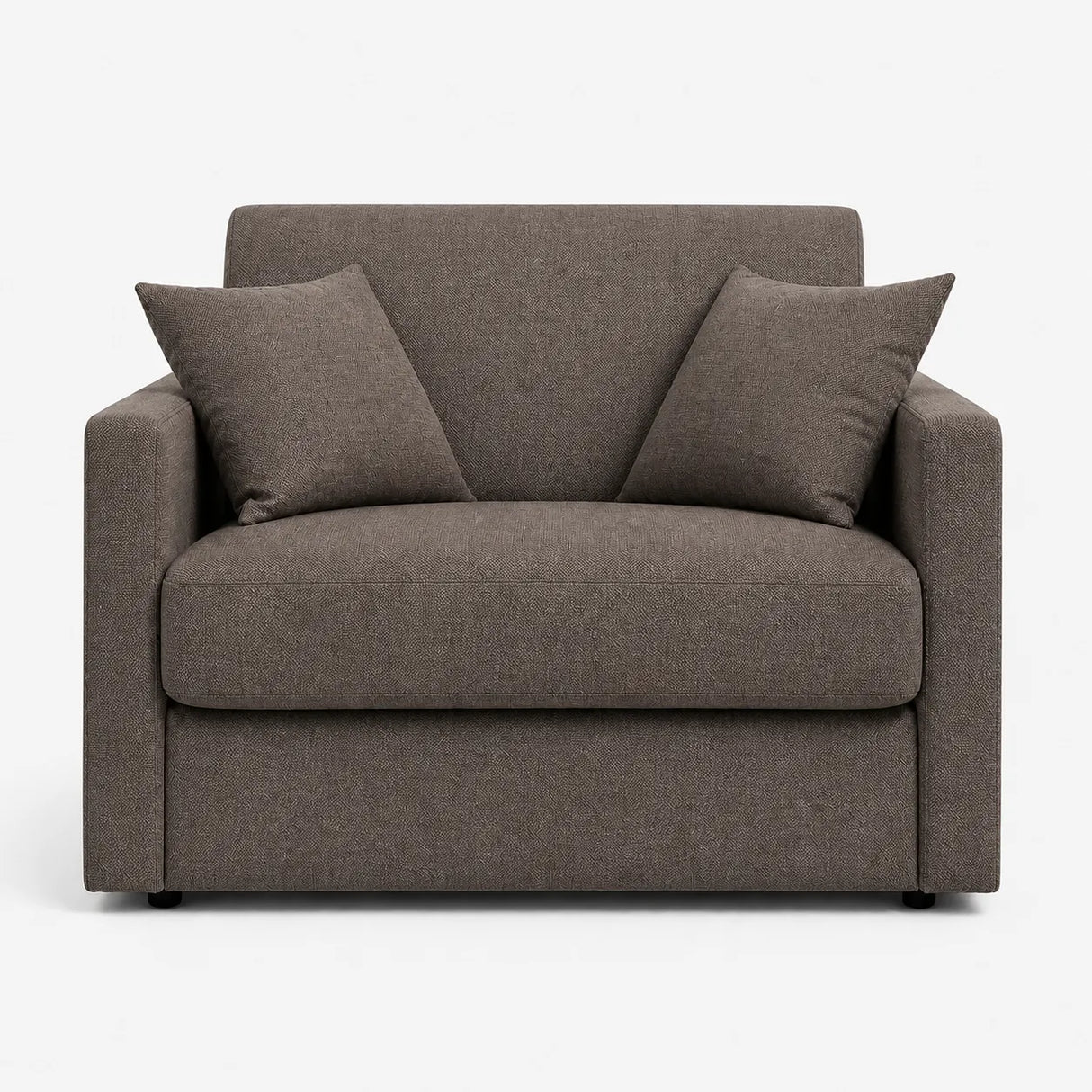 Poltrona letto salvaspazio con materasso 18 cm, in tessuto idrorepellente e antimacchia vari colori