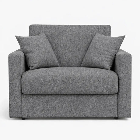 Poltrona letto salvaspazio con materasso 18 cm, in tessuto idrorepellente e antimacchia vari colori