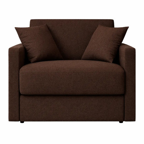 Poltrona letto salvaspazio con materasso 18 cm, in tessuto idrorepellente e antimacchia vari colori