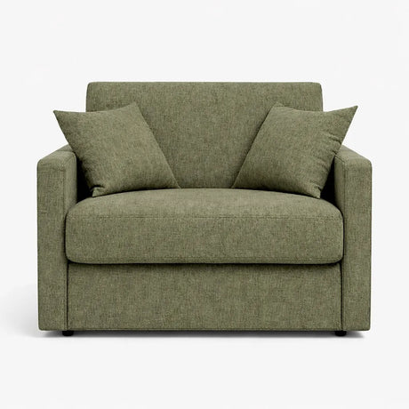 Poltrona letto salvaspazio con materasso 18 cm, in tessuto idrorepellente e antimacchia vari colori