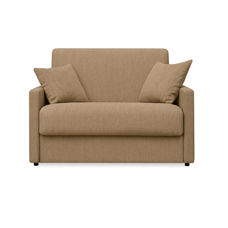 Poltrona letto salvaspazio con materasso 18 cm, disponibile in vari colori e tessuti