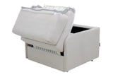 Poltrona letto trasformabile con materasso alto 18 cm e rivestimento sfoderabile