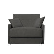 Poltrona letto trasformabile con materasso alto 18 cm e rivestimento sfoderabile