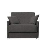 Poltrona letto trasformabile con materasso alto 18 cm e rivestimento sfoderabile