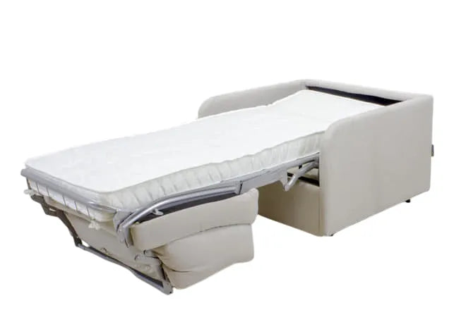 Poltrona letto trasformabile con materasso alto 18 cm e rivestimento sfoderabile
