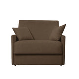 Poltrona letto trasformabile con materasso alto 18 cm e rivestimento sfoderabile