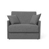 Poltrona letto trasformabile con materasso alto 18 cm e rivestimento sfoderabile